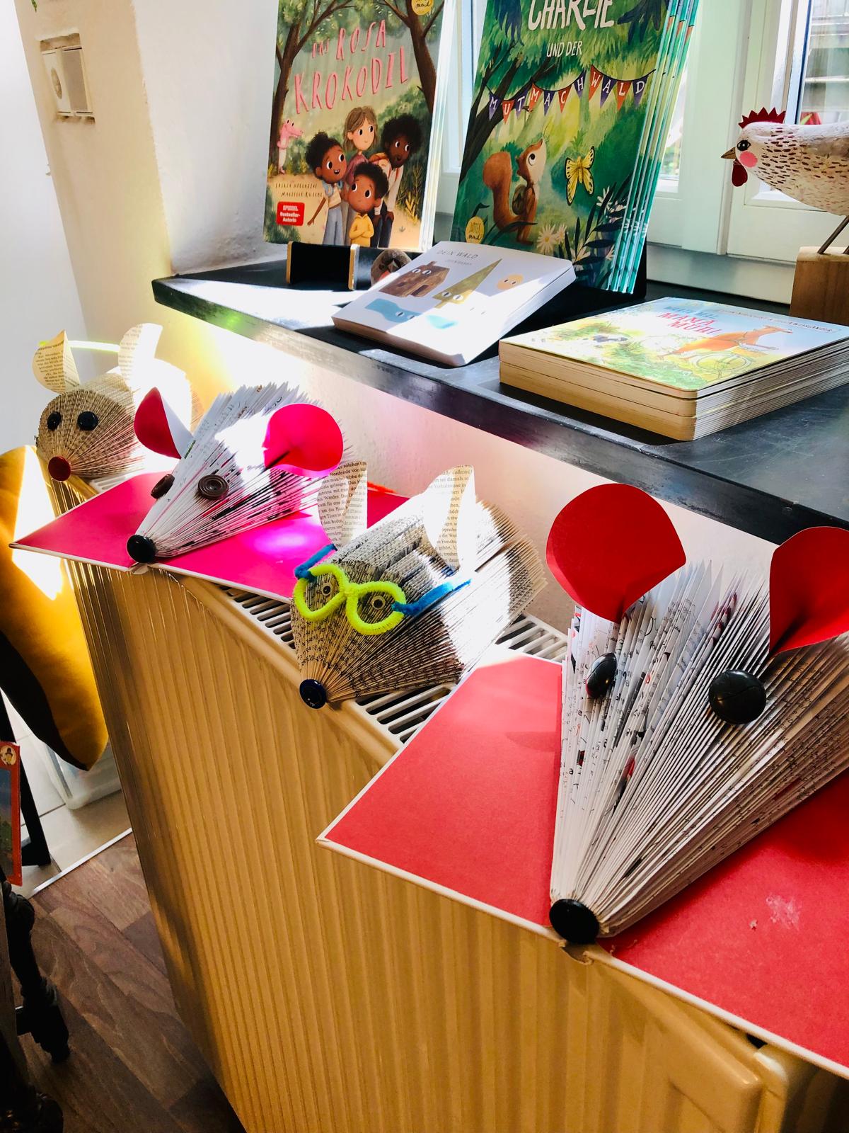 Geburtstagsgeschenk Lesemäuse